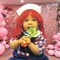 Infant Raggedy Andy Costume One Piece Bunting Hat with Wig Outfit